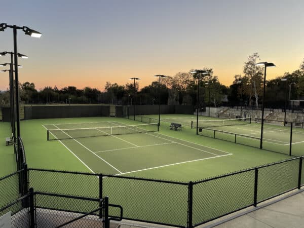 led lights tennis courts