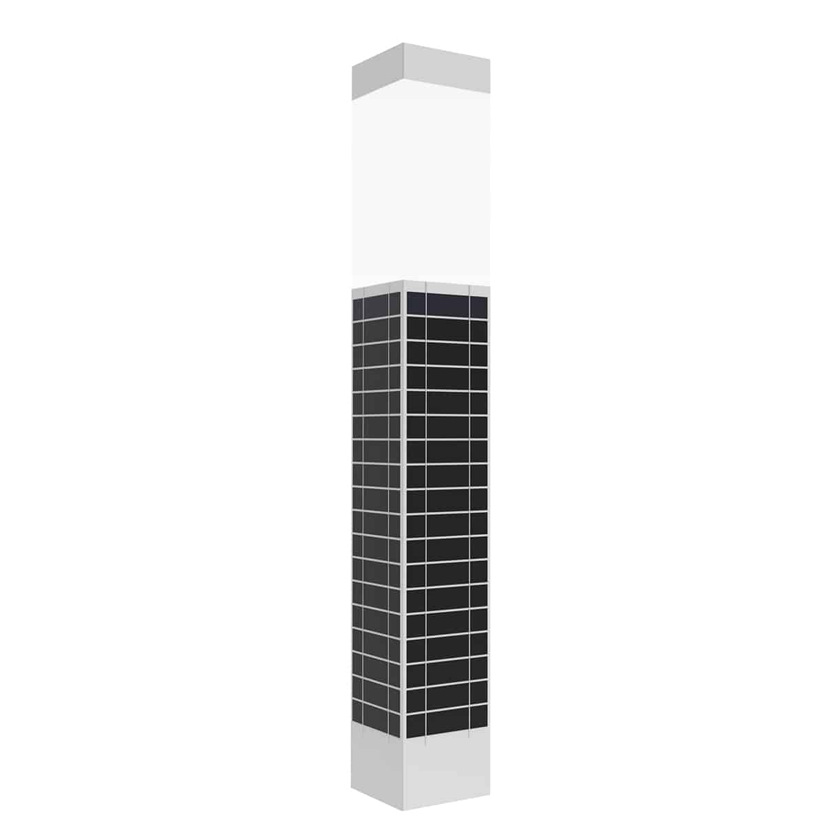 vertical solar garden light-neptume